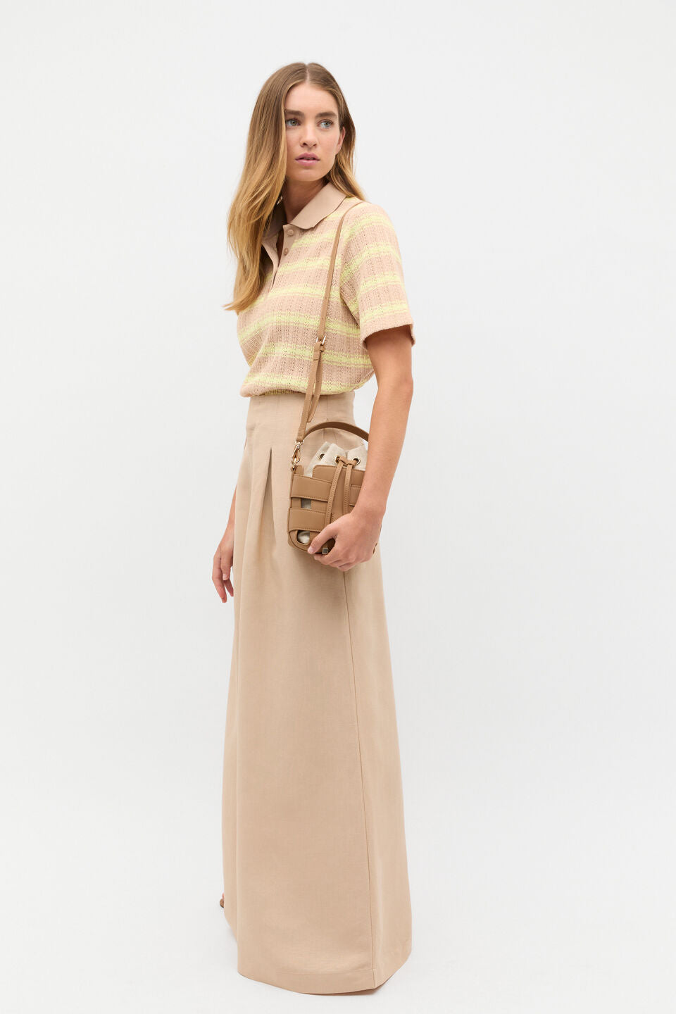 Textured Stripe Polo