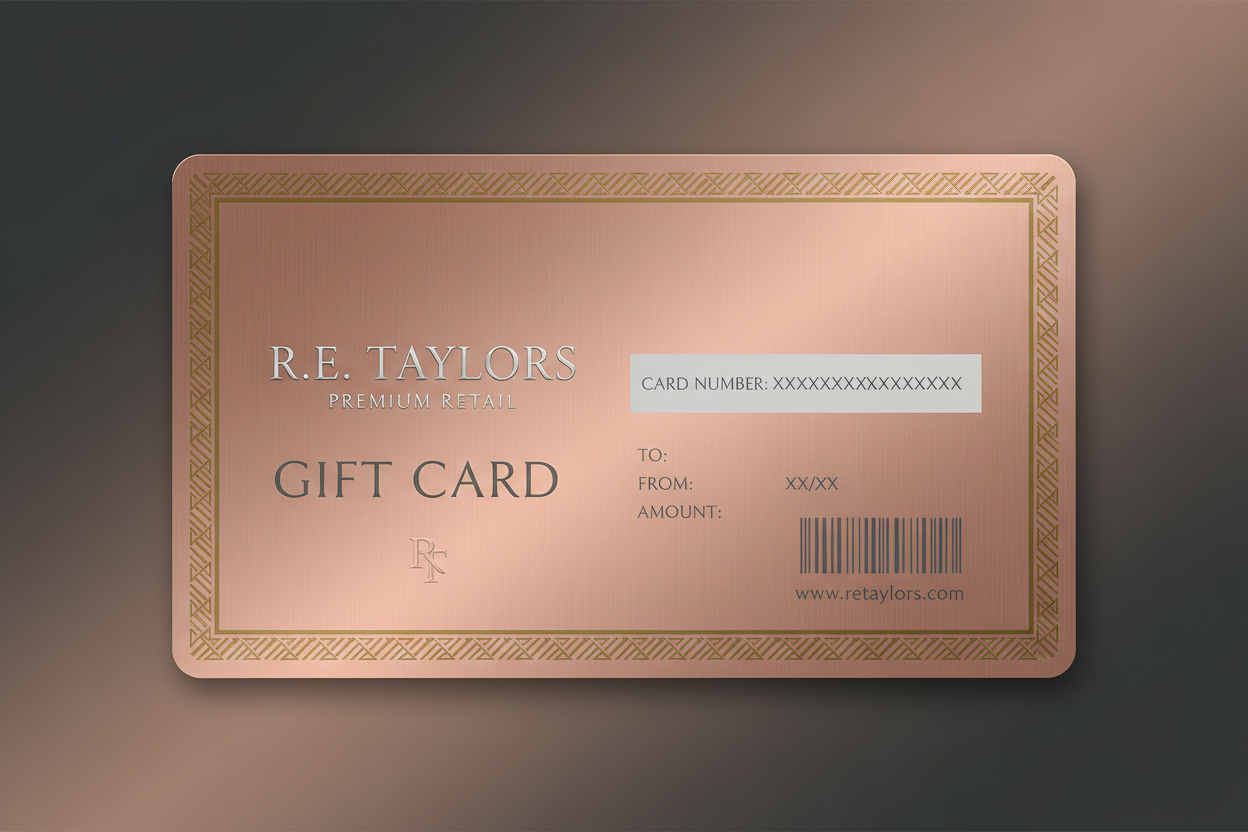 a gift card image for our RE taylors Shopify site.