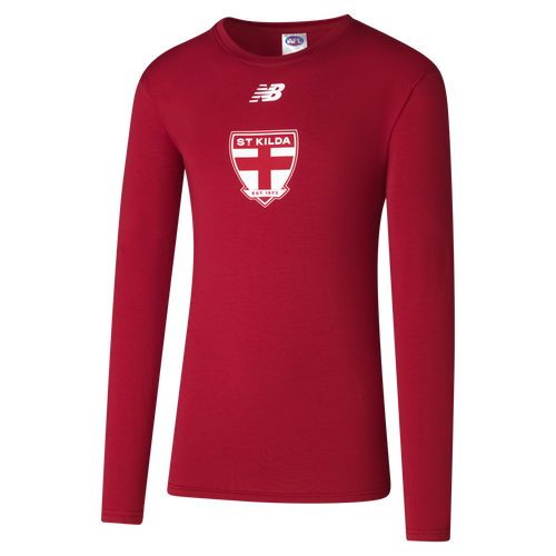 New Balance Saints Crest LS Tee - Red
