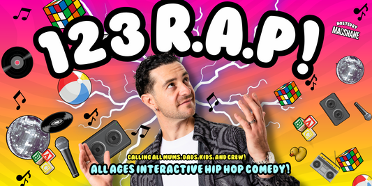123 RAP! All Ages Hip Hop Comedy – with Macshane