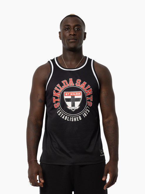 St Kilda Mens Basketball Singlet